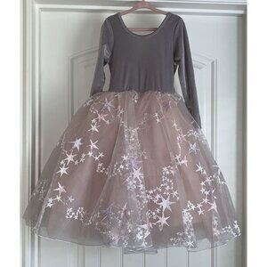 🆕 Pleiades Blush & Silver Stars Tulle Dress Size 9 NWT